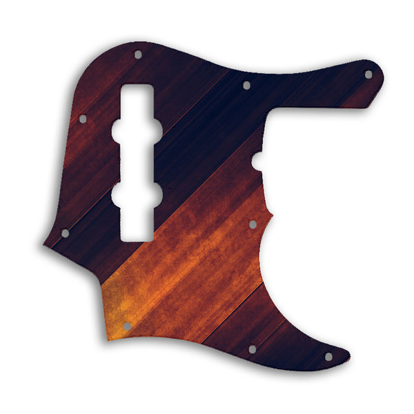 Fender Jazz Bass American Deluxe 4 String (22 Fret) Custom Pickguard Scratchplate GRUNGE Design