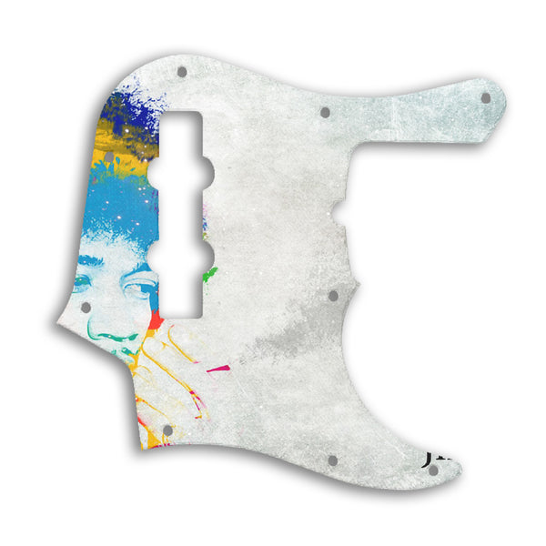 Fender Jazz Bass American Deluxe 4 String (22 Fret) Custom Pickguard Scratchplate Jimi Design