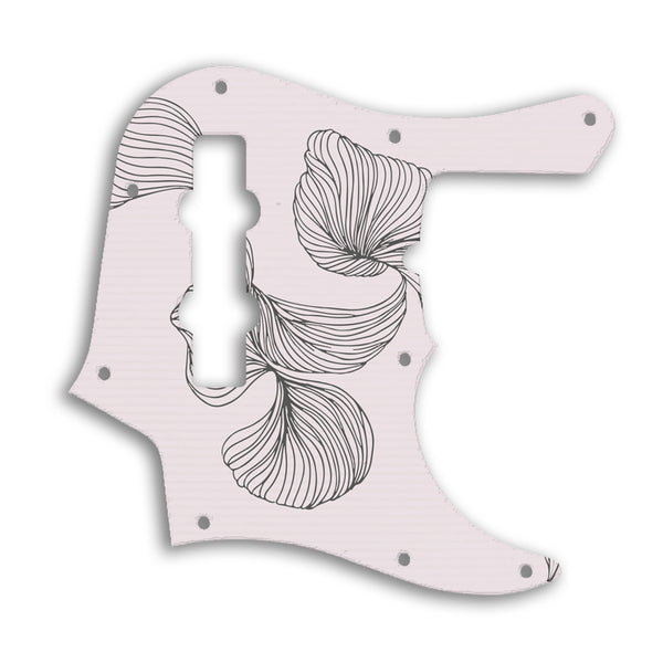 Fender Jazz Bass American Deluxe 4 String (22 Fret) Custom Pickguard Scratchplate Line Design