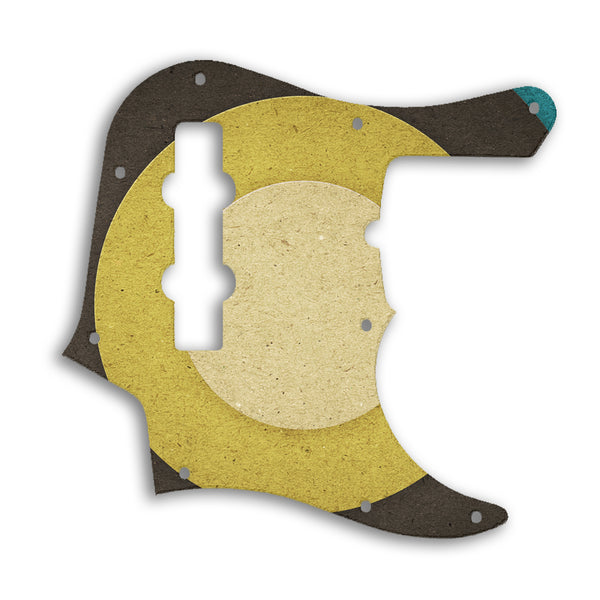 Fender Jazz Bass American Deluxe 4 String (22 Fret) Custom Pickguard Scratchplate RETRO Design