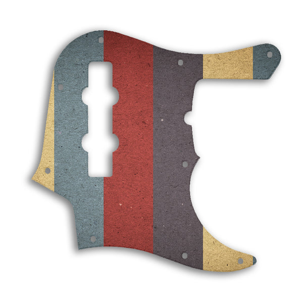 Fender Jazz Bass American Deluxe 4 String (22 Fret) Custom Pickguard Scratchplate RETRO Design