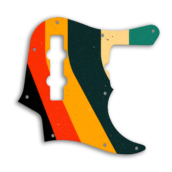 Fender Jazz Bass American Deluxe 4 String (22 Fret) Custom Pickguard Scratchplate RETRO Design