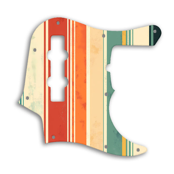 Fender Jazz Bass American Deluxe 4 String (22 Fret) Custom Pickguard Scratchplate RETRO Design