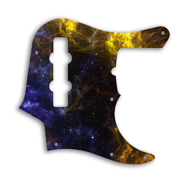 Fender Jazz Bass American Deluxe 4 String (22 Fret) Custom Pickguard Scratchplate SPACE Design