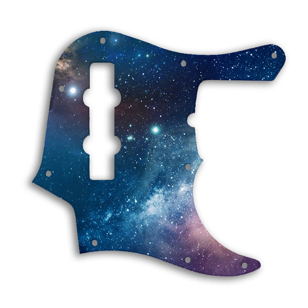 Fender Jazz Bass American Deluxe 4 String (22 Fret) Custom Pickguard Scratchplate SPACE Design