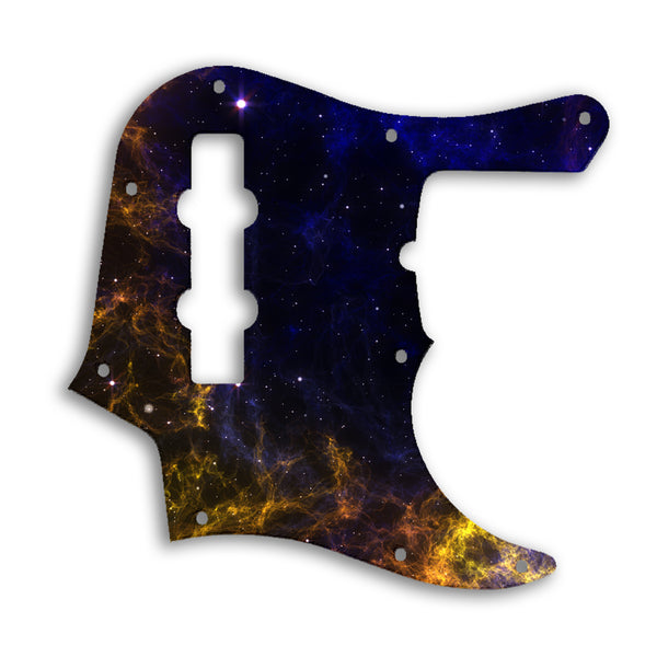 Fender Jazz Bass American Deluxe 4 String (22 Fret) Custom Pickguard Scratchplate SPACE Design