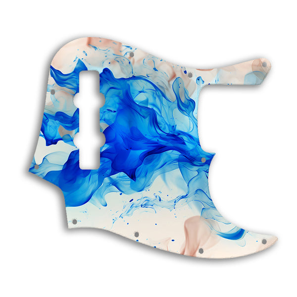 Fender Jazz Bass Highway One Custom Pickguard Scratchplate Fire Design