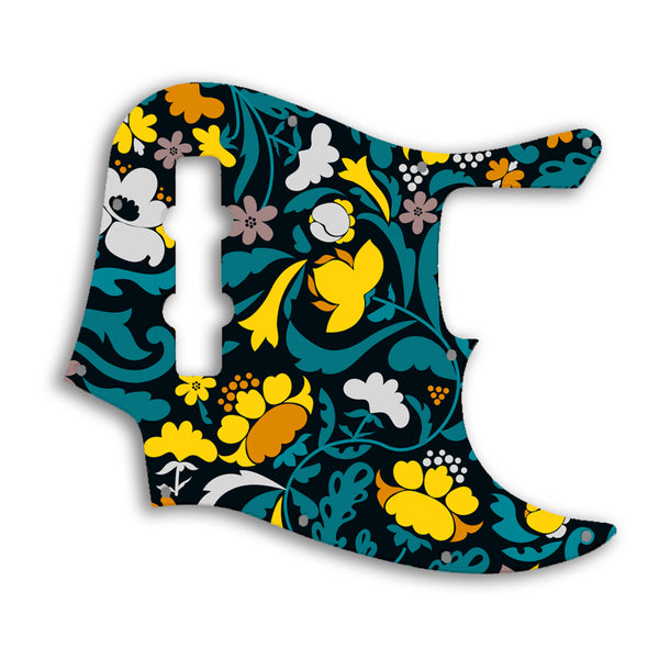 Fender Jazz Bass Highway One Custom Pickguard Scratchplate Folk Design