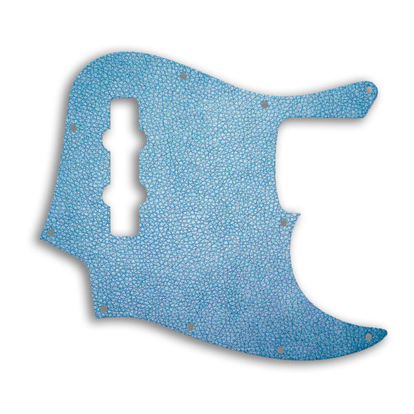 Fender Jazz Bass Highway One Custom Pickguard Scratchplate LEATHER Design