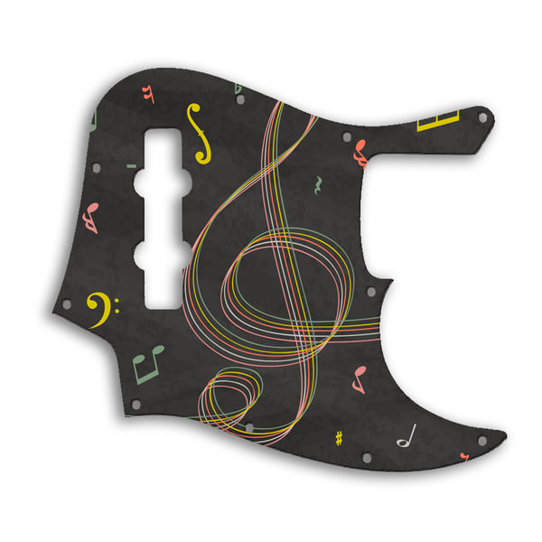 Fender Jazz Bass Highway One Custom Pickguard Scratchplate Music Design