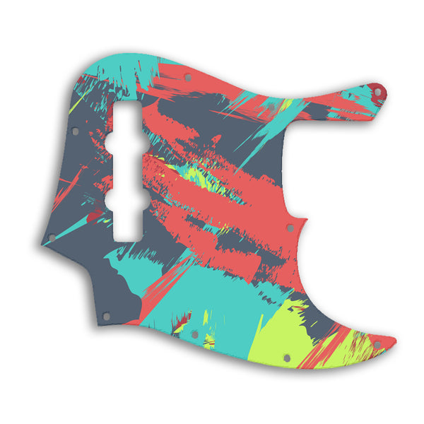 Fender Jazz Bass Highway One Custom Pickguard Scratchplate PAINT Design