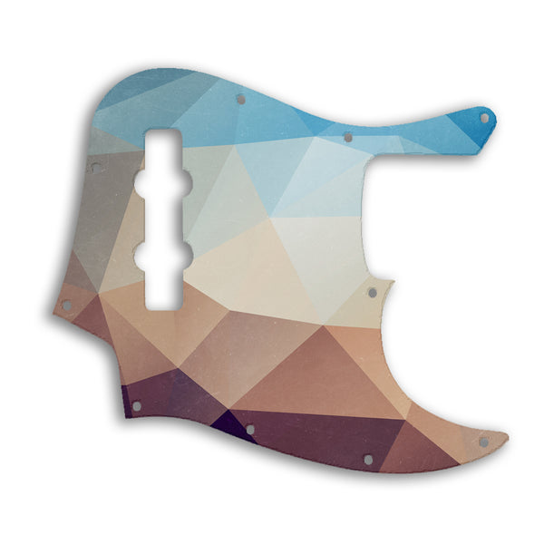 Fender Jazz Bass Highway One Custom Pickguard Scratchplate POLYGON Design