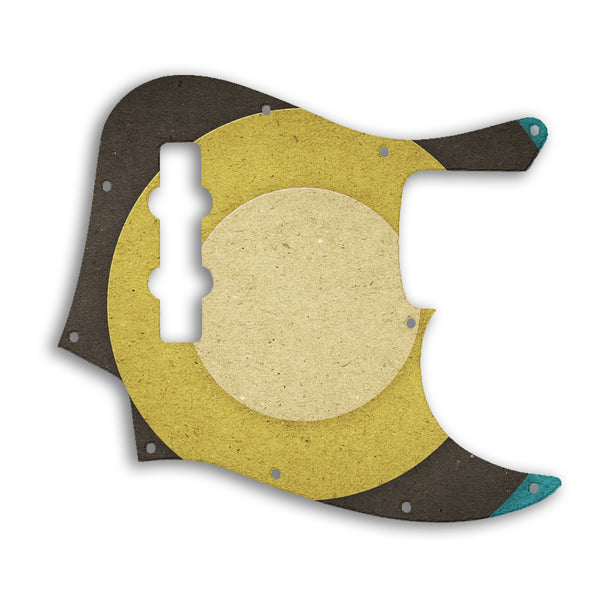 Fender Jazz Bass Highway One Custom Pickguard Scratchplate RETRO Design