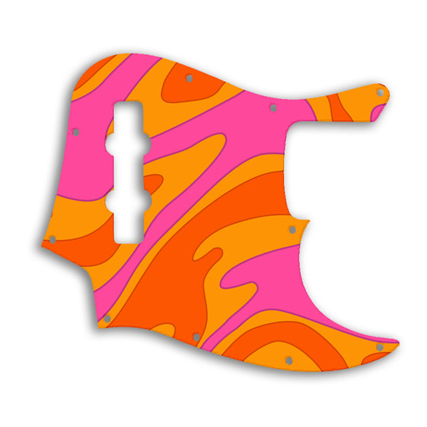 Fender Jazz Bass Highway One Custom Pickguard Scratchplate RETRO Design