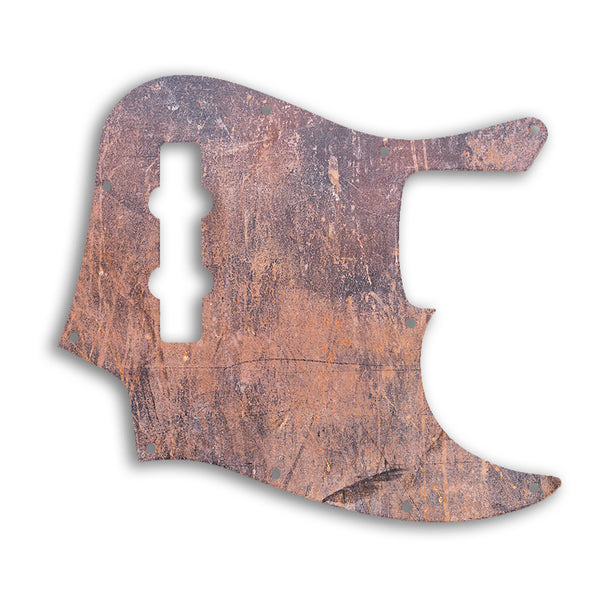 Fender Jazz Bass Highway One Custom Pickguard Scratchplate Rust Design