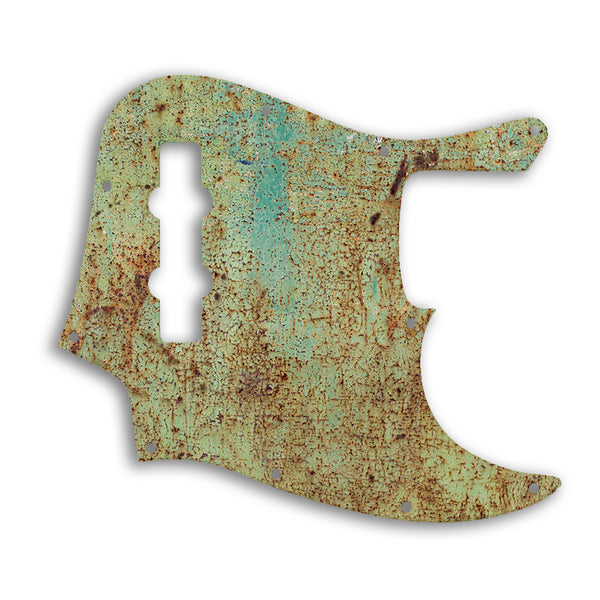 Fender Jazz Bass Highway One Custom Pickguard Scratchplate Rust Design