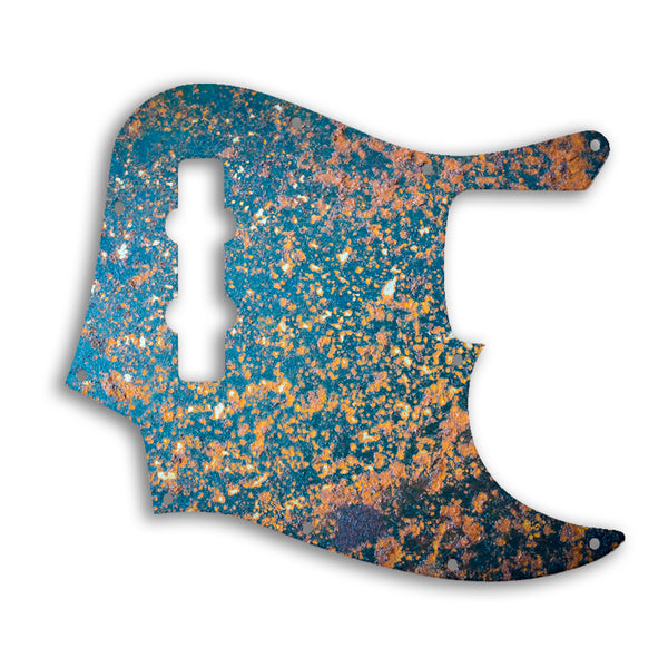 Fender Jazz Bass Highway One Custom Pickguard Scratchplate Rust Design