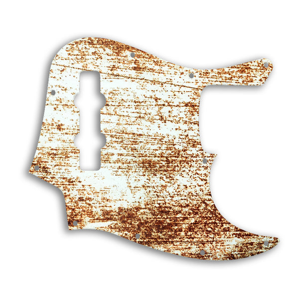 Fender Jazz Bass Highway One Custom Pickguard Scratchplate Rust Design