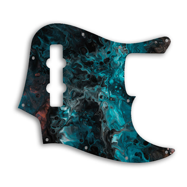 Fender Jazz Bass Highway One Custom Pickguard Scratchplate SWIRL Design