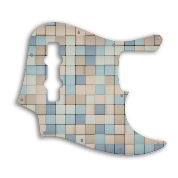 Fender Jazz Bass Highway One Custom Pickguard Scratchplate TILES Design