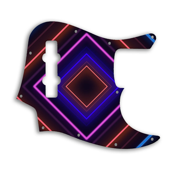 Fender Jazz Bass Highway One Custom Pickguard Scratchplate TRON Design