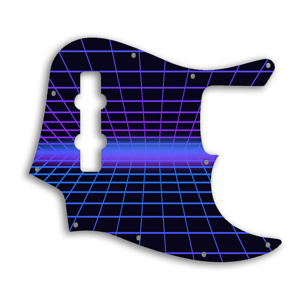 Fender Jazz Bass Highway One Custom Pickguard Scratchplate TRON Design