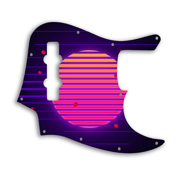 Fender Jazz Bass Highway One Custom Pickguard Scratchplate TRON Design