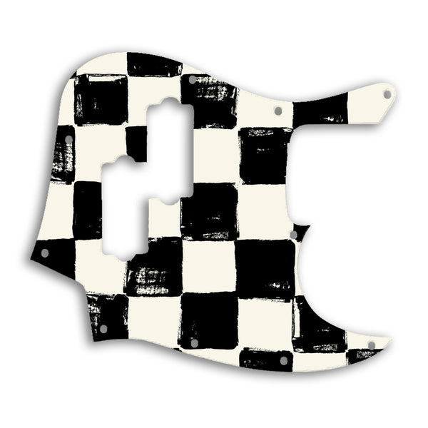 Fender Jazz Bass Blacktop Custom Pickguard Scratchplate CHESS Design