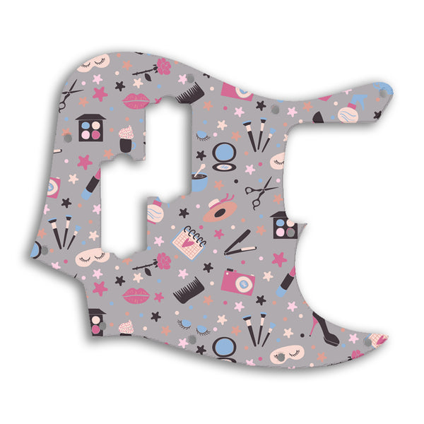 Fender Jazz Bass Blacktop Custom Pickguard Scratchplate GIRLY Design