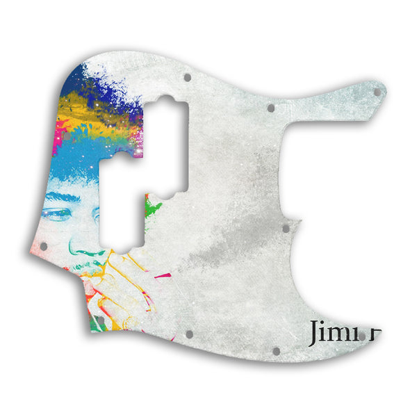 Fender Jazz Bass Blacktop Custom Pickguard Scratchplate Jimi Design