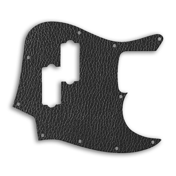 Fender Jazz Bass Blacktop Custom Pickguard Scratchplate Leather Design