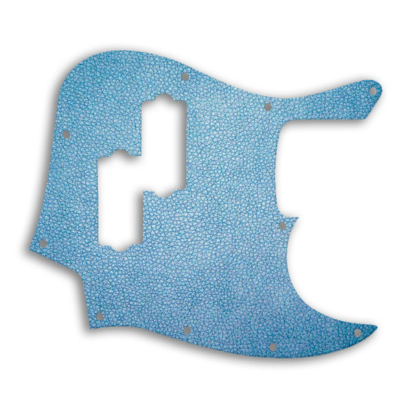 Fender Jazz Bass Blacktop Custom Pickguard Scratchplate LEATHER Design