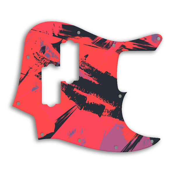 Fender Jazz Bass Blacktop Custom Pickguard Scratchplate PAINT Design