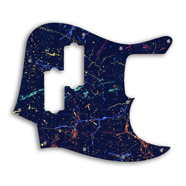 Fender Jazz Bass Blacktop Custom Pickguard Scratchplate PAINT Design