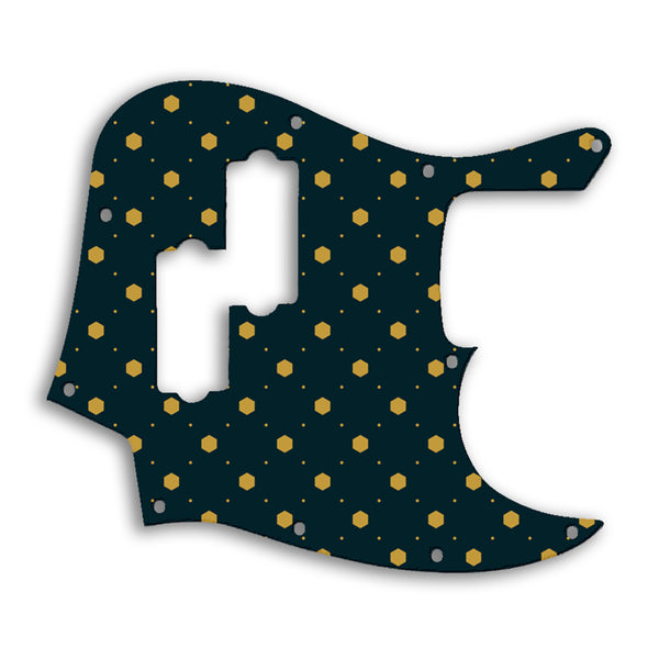 Fender Jazz Bass Blacktop Custom Pickguard Scratchplate Pattern Design