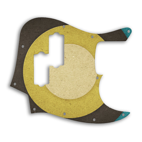 Fender Jazz Bass Blacktop Custom Pickguard Scratchplate RETRO Design