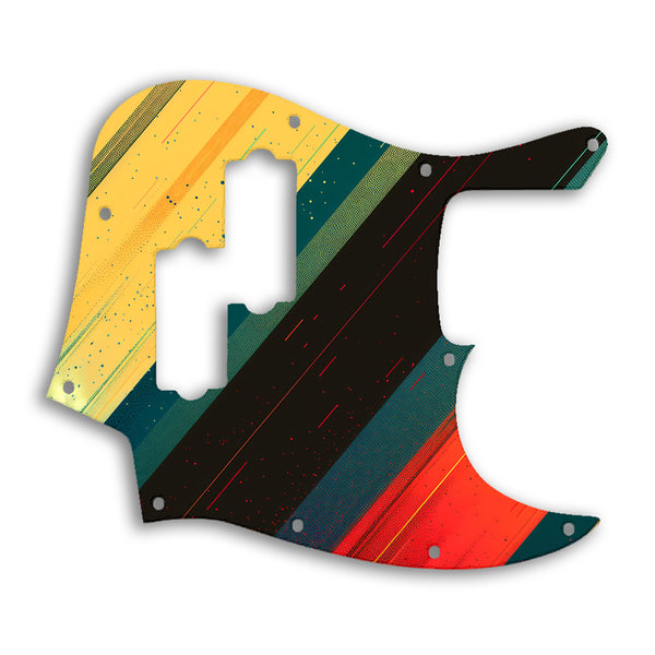 Fender Jazz Bass Blacktop Custom Pickguard Scratchplate RETRO Design