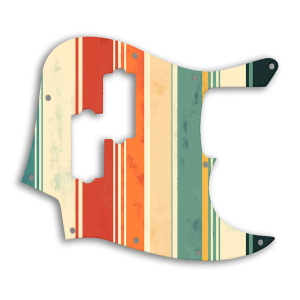 Fender Jazz Bass Blacktop Custom Pickguard Scratchplate RETRO Design