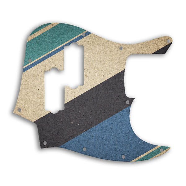 Fender Jazz Bass Blacktop Custom Pickguard Scratchplate RETRO Design