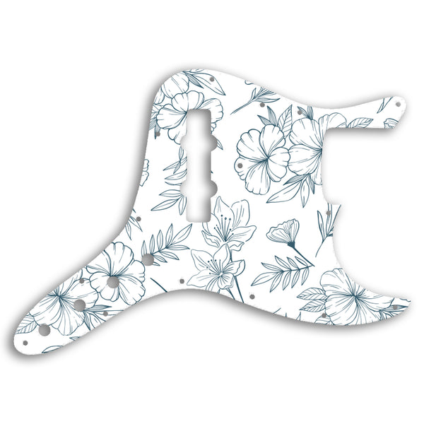 Fender Jazz Bass Custom Custom Pickguard Scratchplate Floral Design