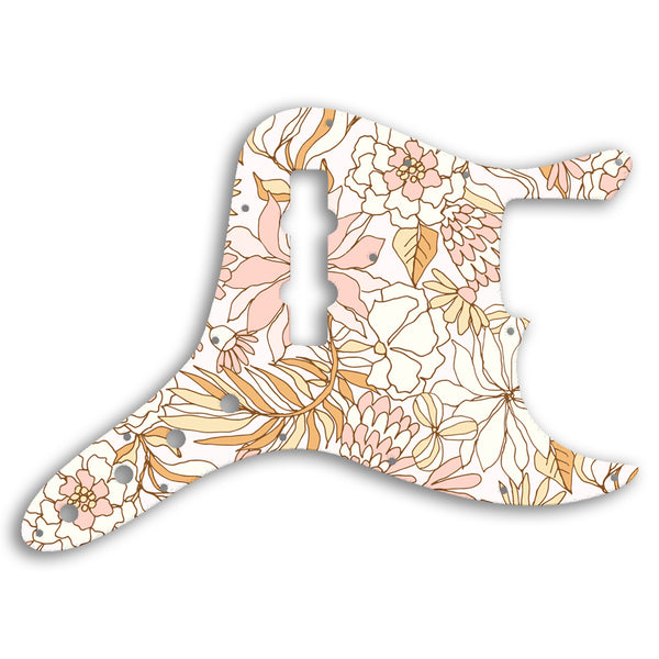 Fender Jazz Bass Custom Custom Pickguard Scratchplate FLOWERS Design