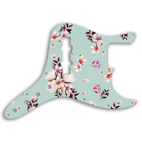 Fender Jazz Bass Custom Custom Pickguard Scratchplate FLOWERS Design