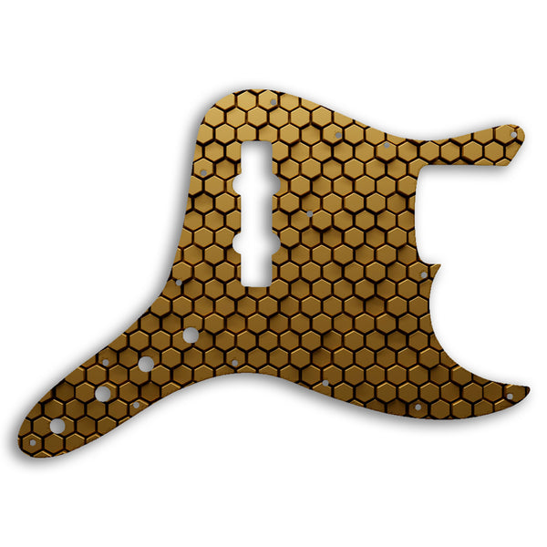 Fender Jazz Bass Custom Custom Pickguard Scratchplate HONEYCOMB Design