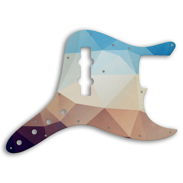 Fender Jazz Bass Custom Custom Pickguard Scratchplate POLYGON Design