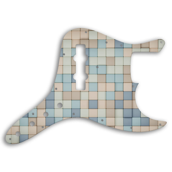 Fender Jazz Bass Custom Custom Pickguard Scratchplate TILES Design