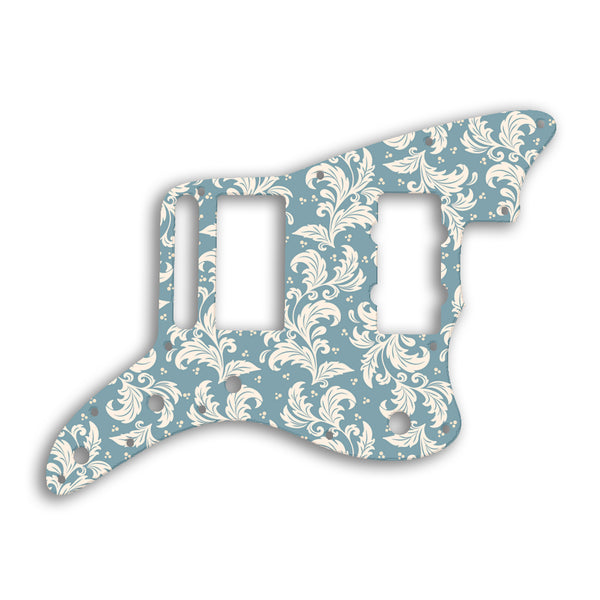 Fender Jazzmaster Blacktop Custom Pickguard Scratchplate Floral Design