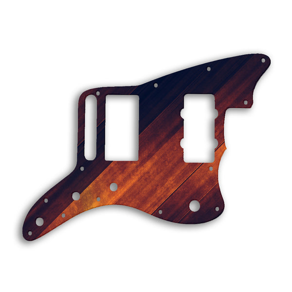 Fender Jazzmaster Blacktop Custom Pickguard Scratchplate GRUNGE Design