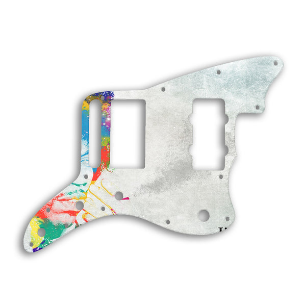 Fender Jazzmaster Blacktop Custom Pickguard Scratchplate Jimi Design