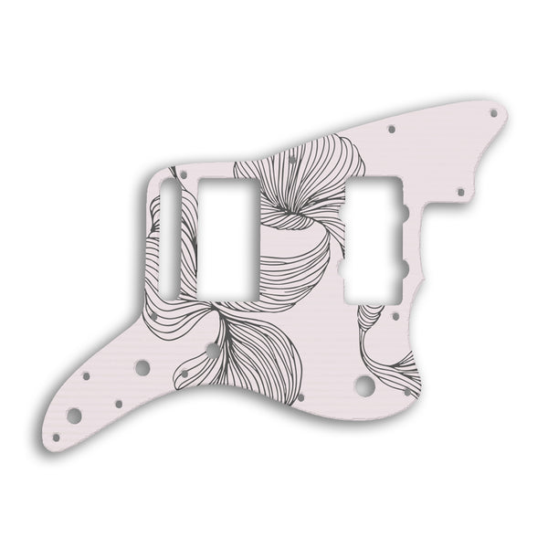 Fender Jazzmaster Blacktop Custom Pickguard Scratchplate Line Design