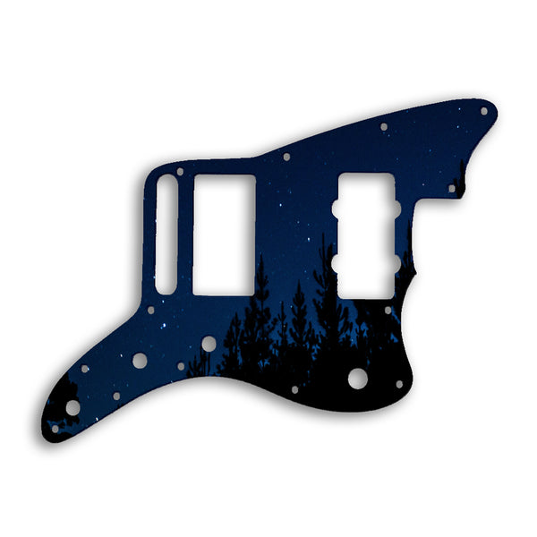 Fender Jazzmaster Blacktop Custom Pickguard Scratchplate NIGHT Design